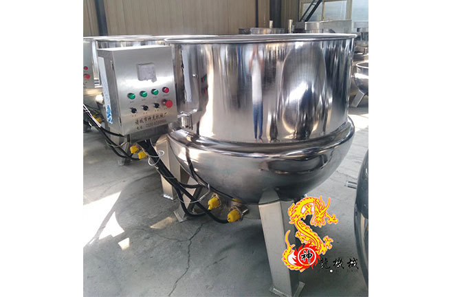 Vertical electric heating large cooking pot