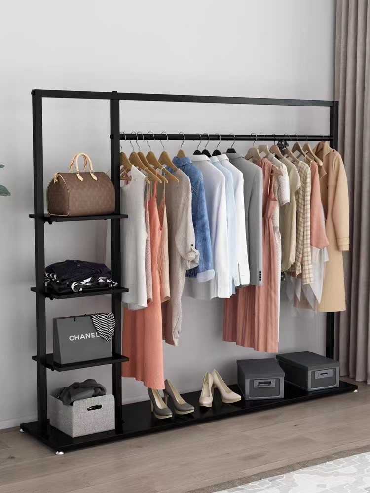 Simple single pole clothing store rack  pipe