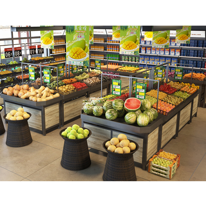 customized and firm food supermarket storage shelf display rack