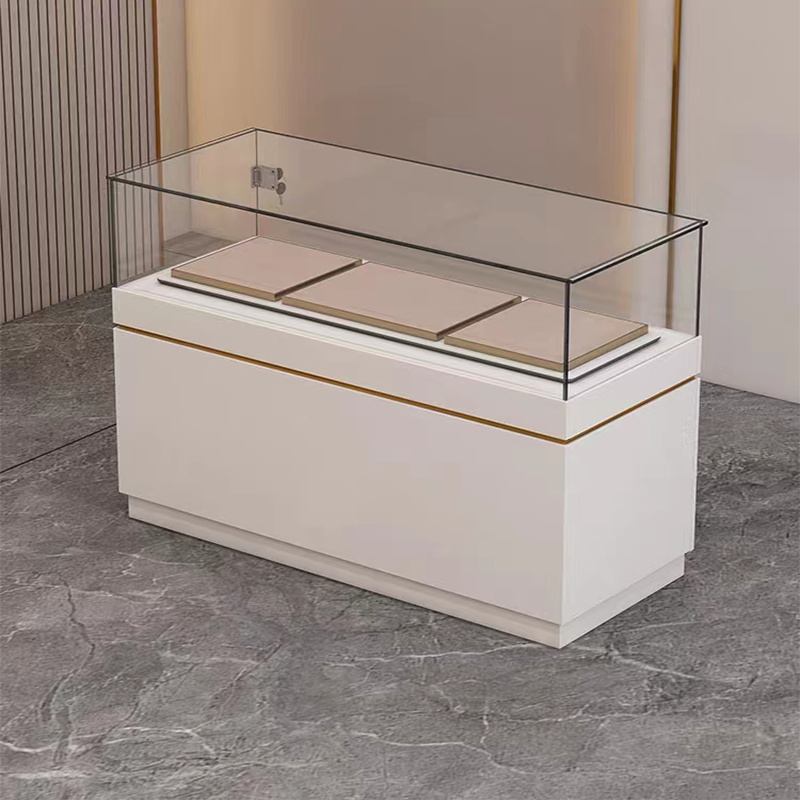 Factory custom shopping mall glass display case jewelry Display cabinet