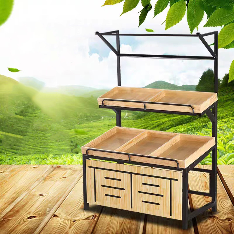 China light duty metallic fruit and vegetables supermarket shelves