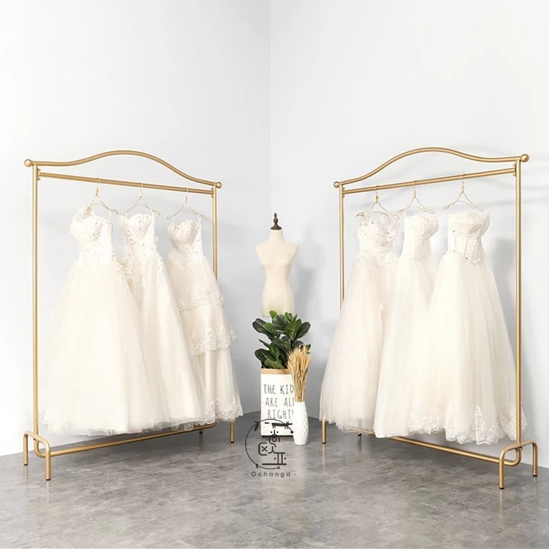 Custom clothing retail display hanger props clothing display rack