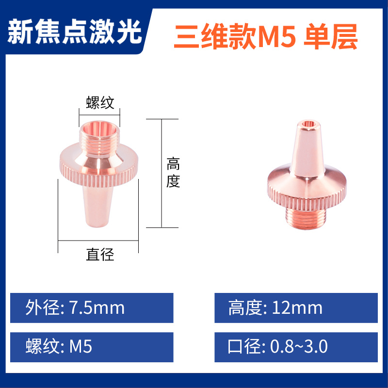 三维款M5/M6/M8喷嘴