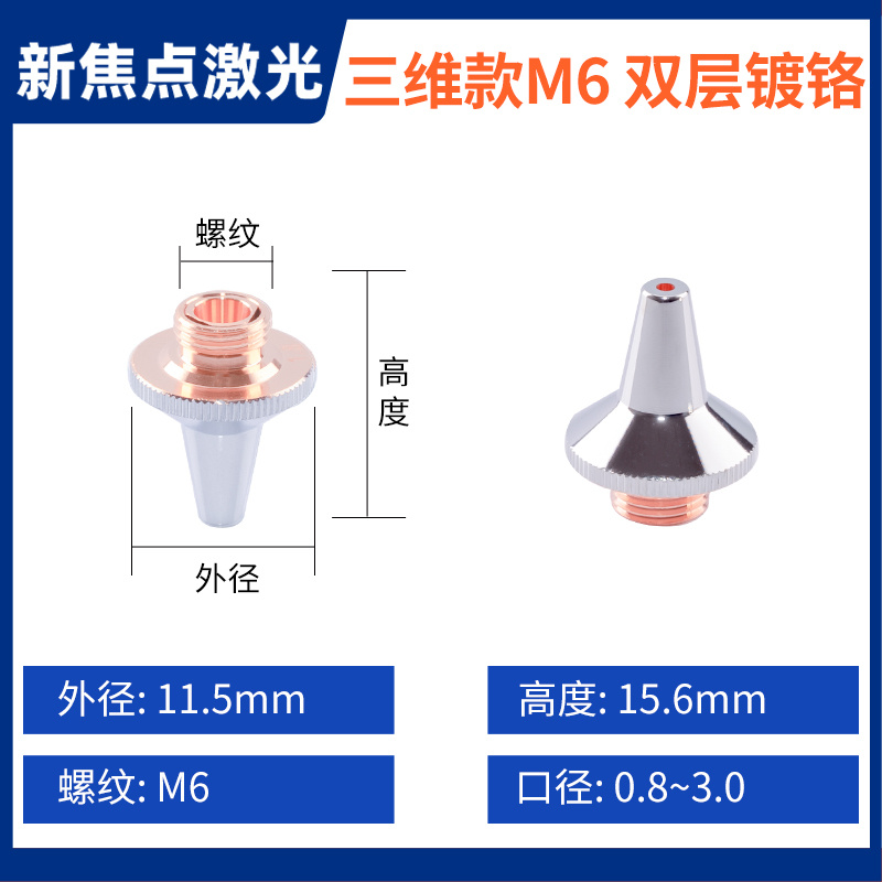 三维款M5/M6/M8喷嘴