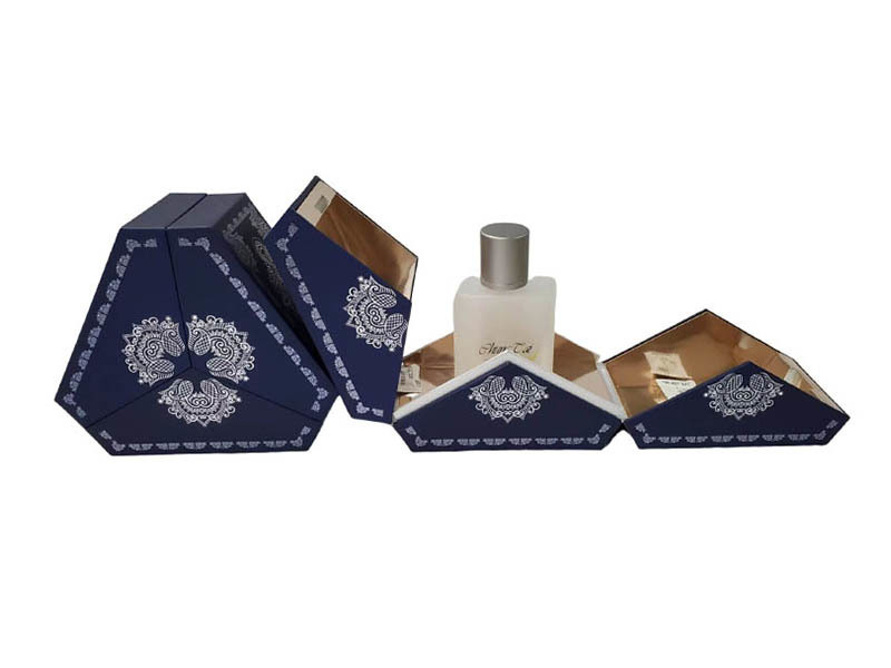 Shaped perfume box