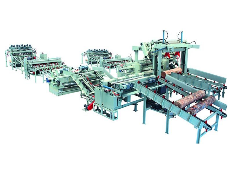 CNC Hydraulic Single Spindle And Spindless Rotary Peeling Line