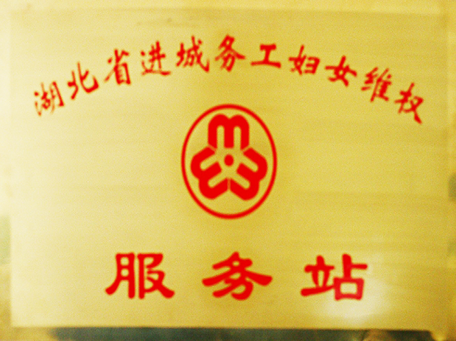 湖北省进城务工妇女维权服务站