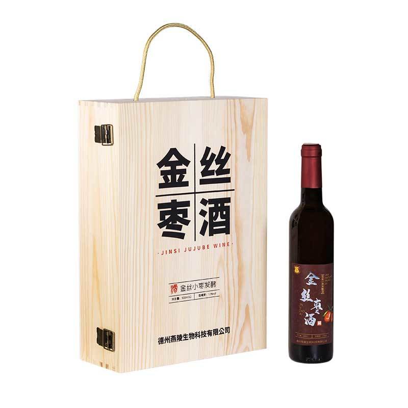 金丝枣酒木盒（500ml）