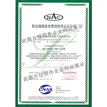 Occupational Health and Safety Management System Occupational Health and Safety Management System