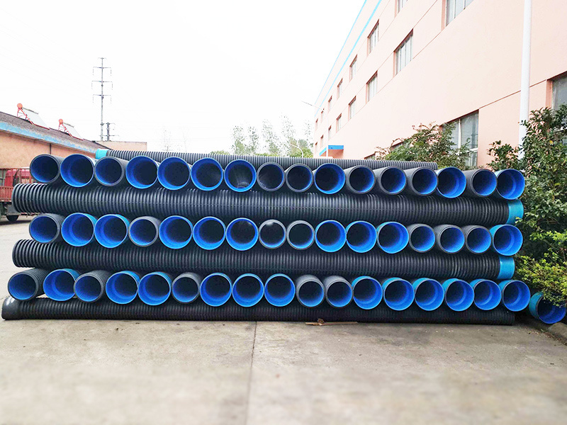 High Density Polyethylene (HDPE) Double Wall Corrugated Pipe