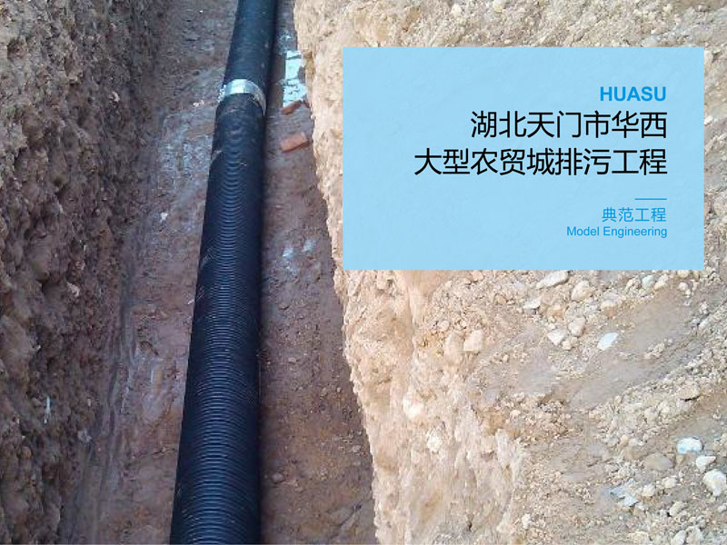 Sewage Project of Huaxi Large-scale Agricultural Trade City in Tianmen City, Hubei Province