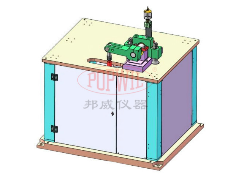 Swing friction and abrasion test machine