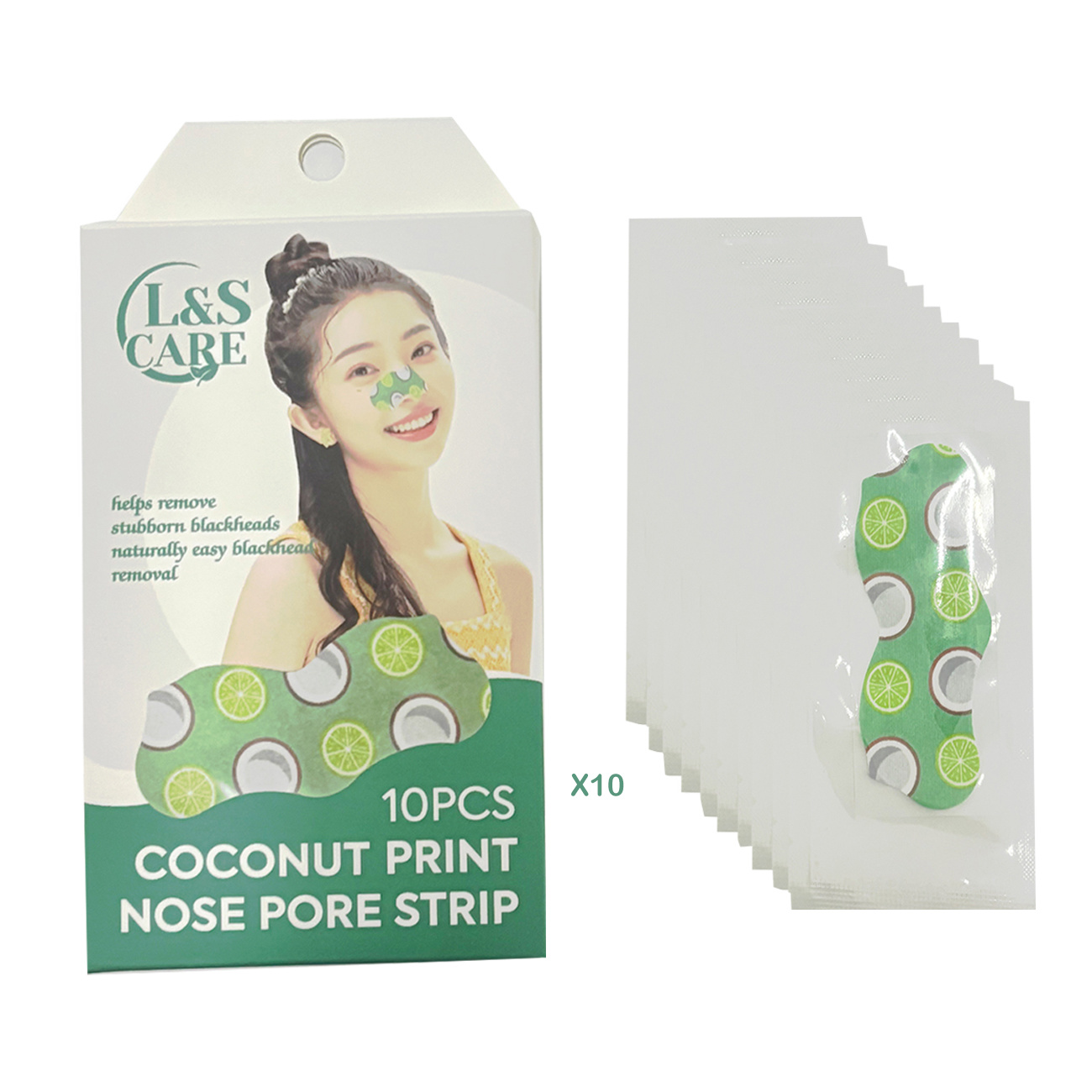 Coconut Blackhead removal Nose Pore Strips