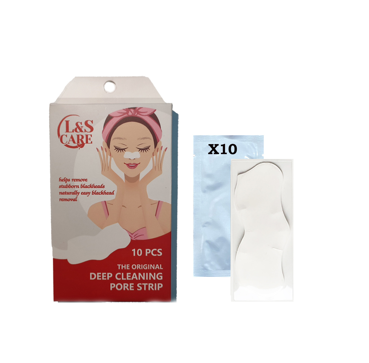 White Blackhead Nose Pore Strips