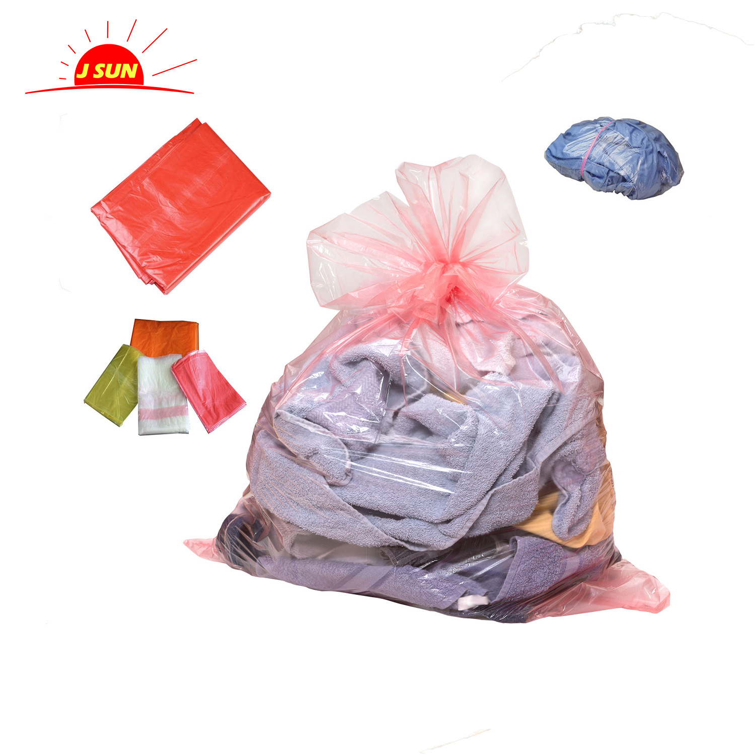 Hospital Pva Biodegradable Dissolvable Water Soluble Laundry plastic Bags