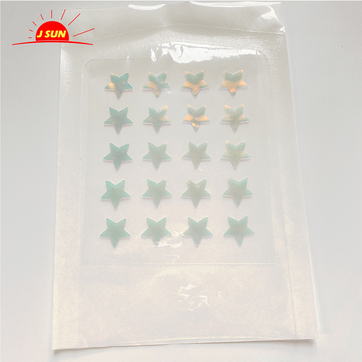 Holographic film acne patch