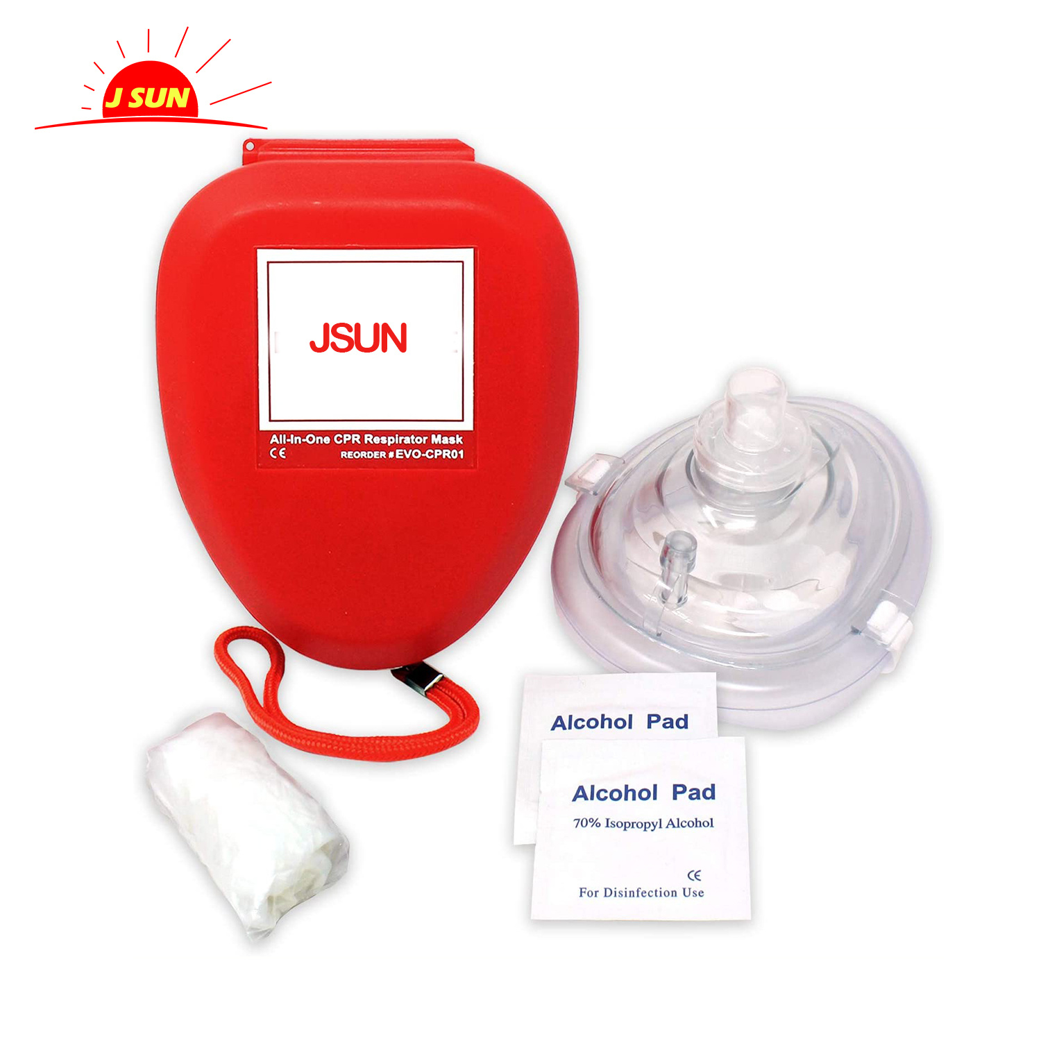 Medical CPR Rescue Mask, Adult/Child Pocket Resuscitator