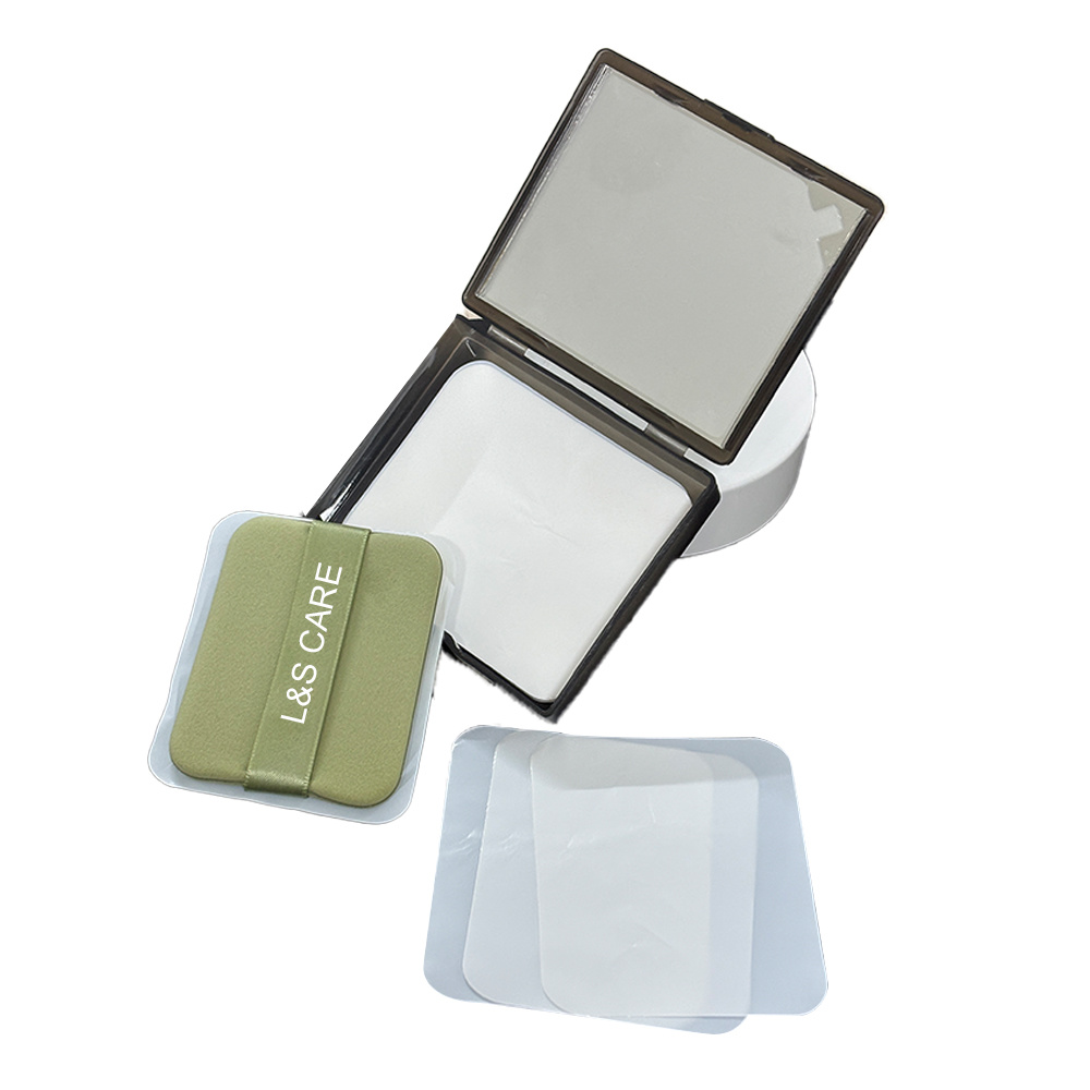 white film Oil blotting paper with mirror case