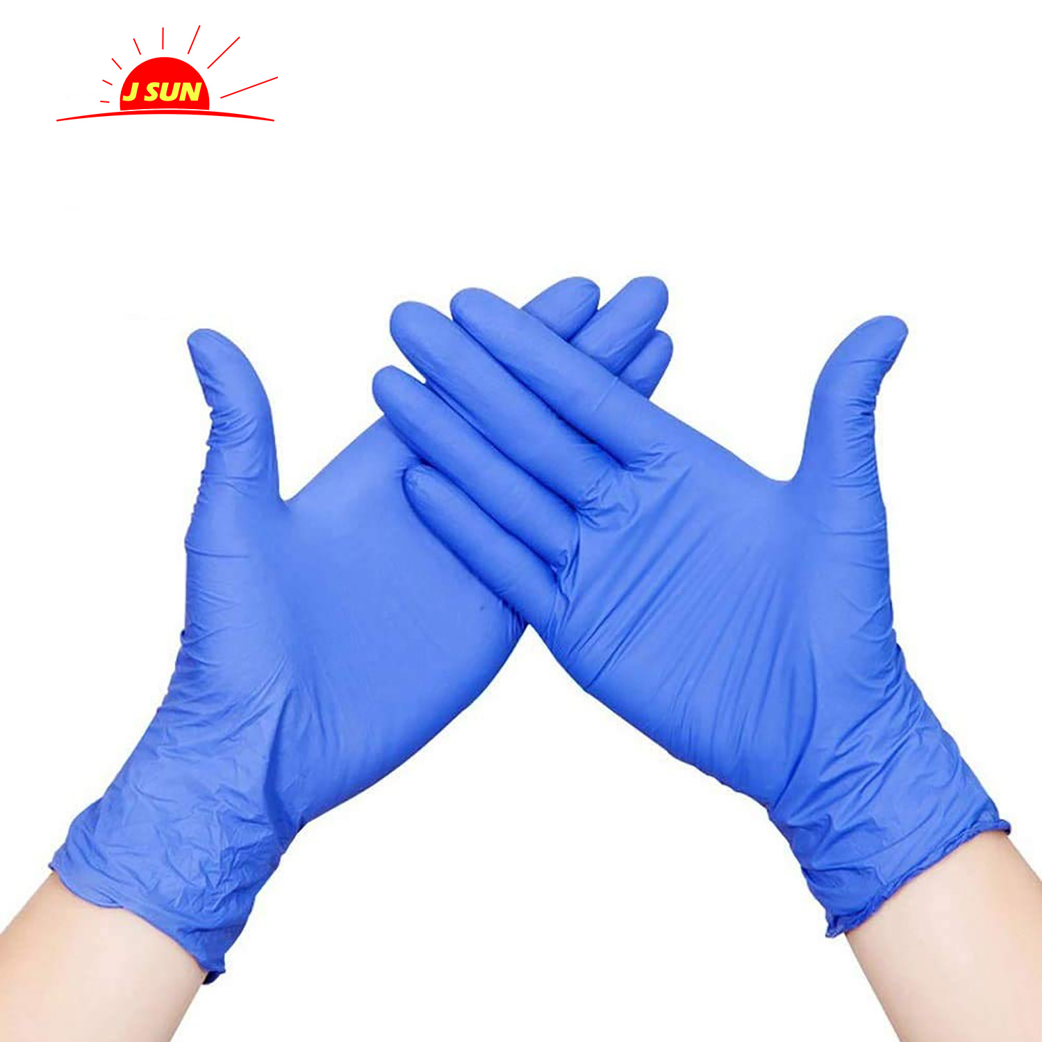 Nitrile glove for examination and medical