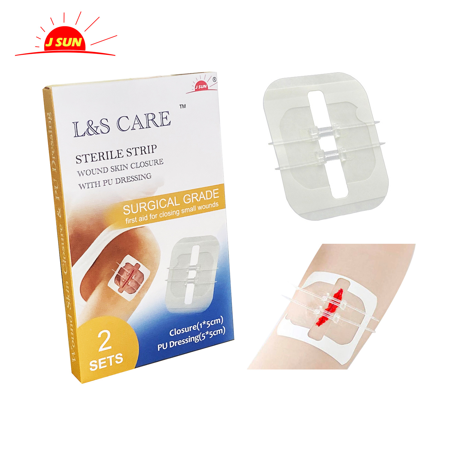 Medical wound skin closure device