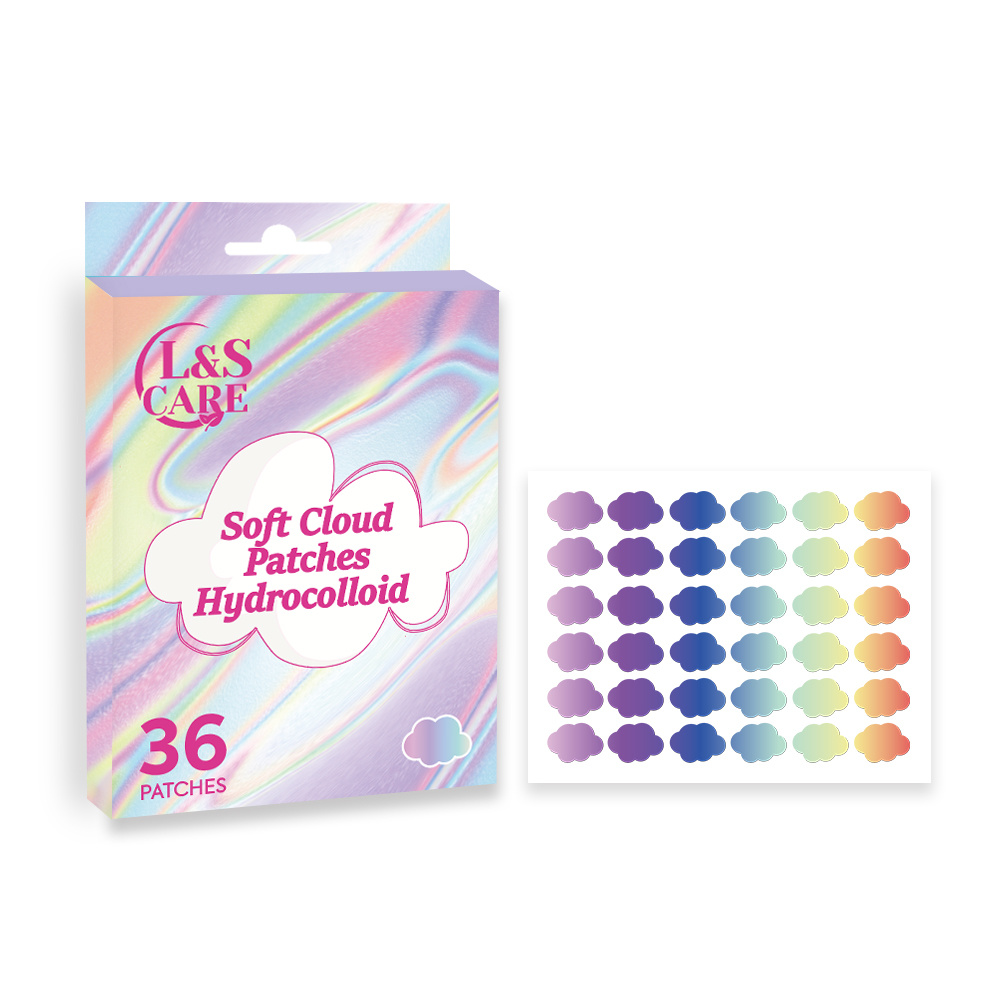 36 patches 12mm wind shape holographic Acne Pimple Patches