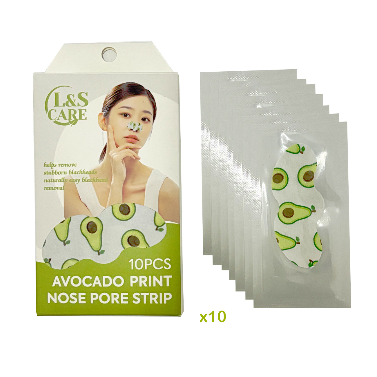 Avocado Blackhead removal Nose Pore Strips