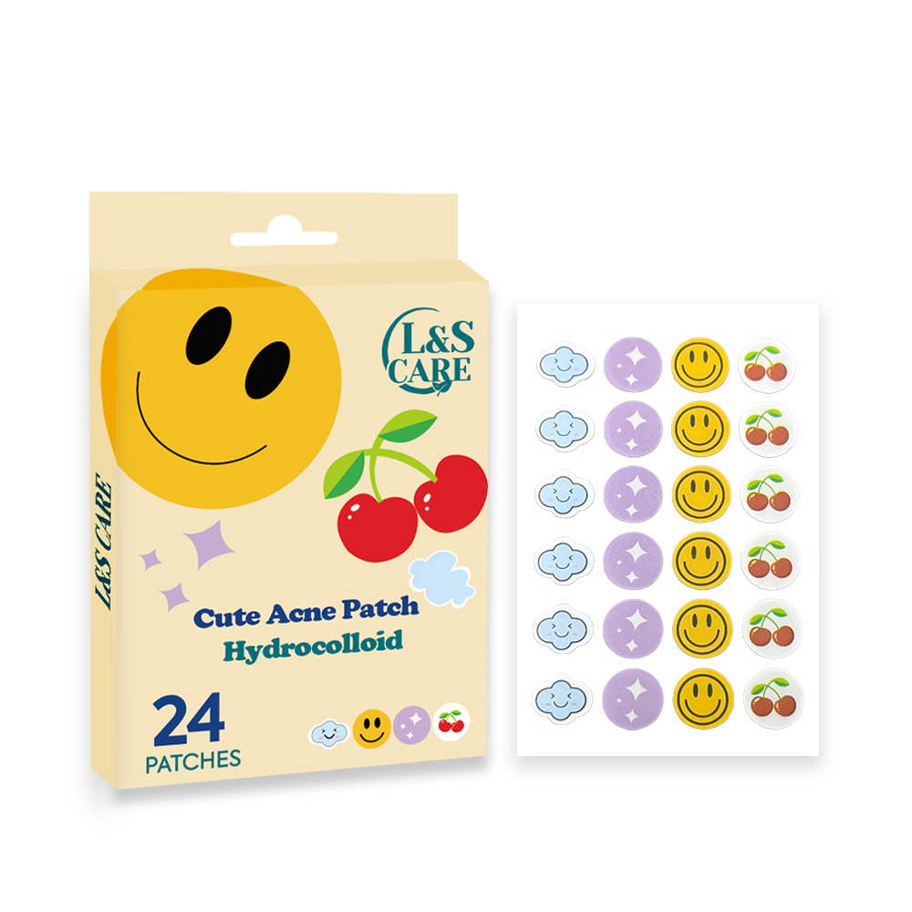 24 patches 12mm pink heart shape Acne Pimple Patches