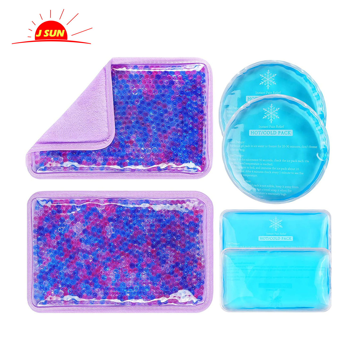 Best-selling product hot cold Gel Ice Pack with Cloth Backing 