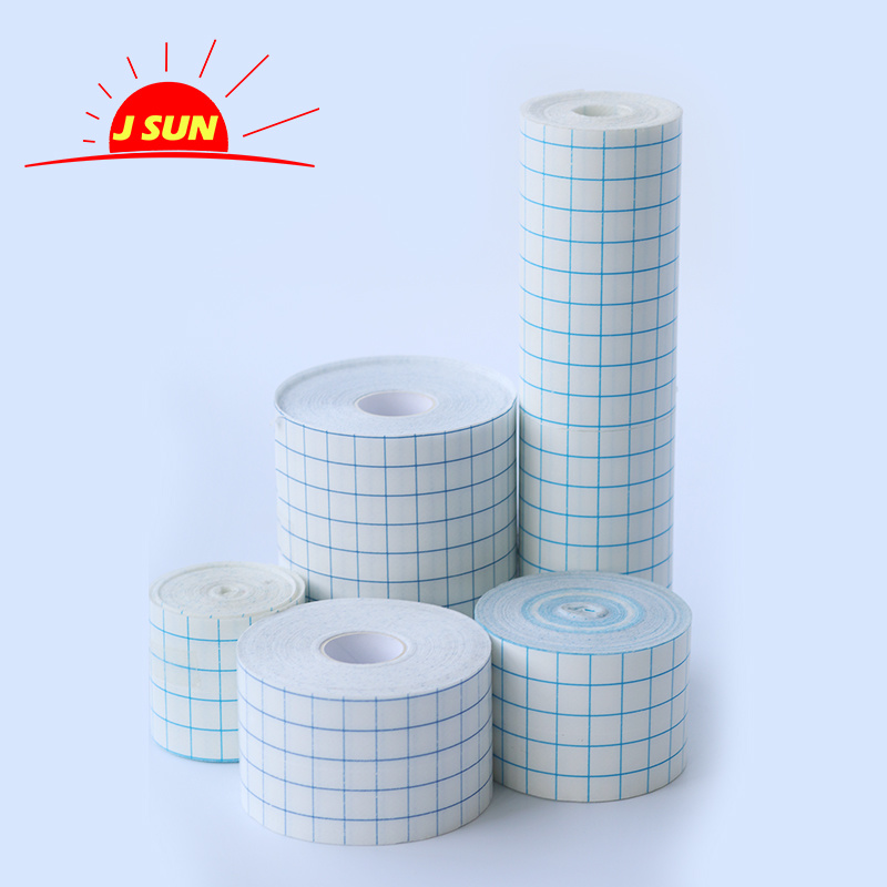Non-woven wound dressing fixed tape