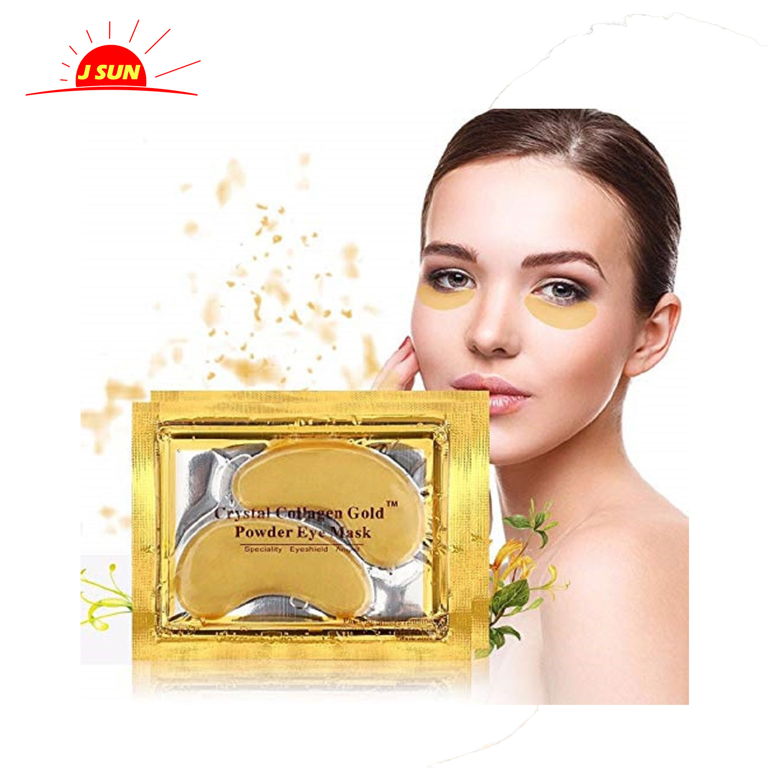 24K Gold Hydrogel Collagen Gel Eye Mask Patches Undereye Pads