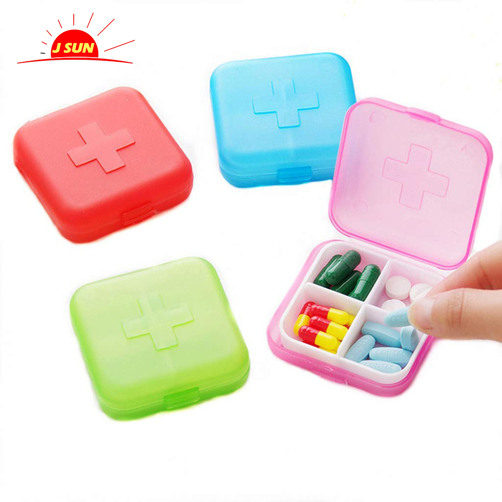 PB-39  Portable Pill Box Small Pill Container for Purse or Pocket, Excellent Pill Storage Case