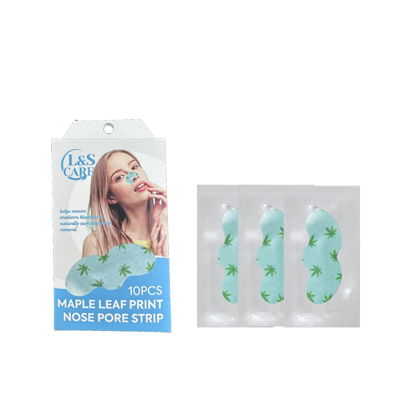 maple leaf print Blackhead removal Nose Pore Strips