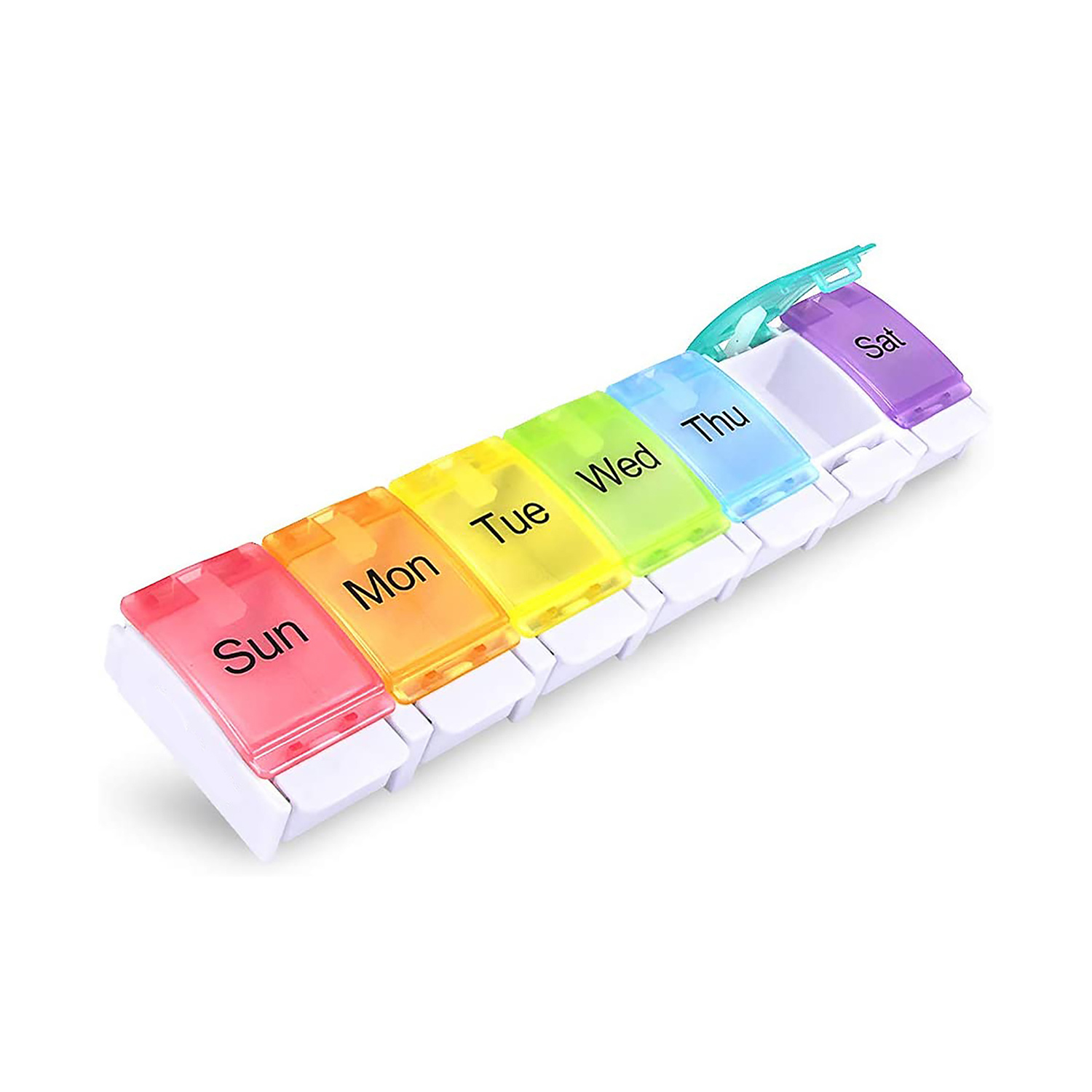 PB-01 ABS Weeks Combined Pill Case （one line）