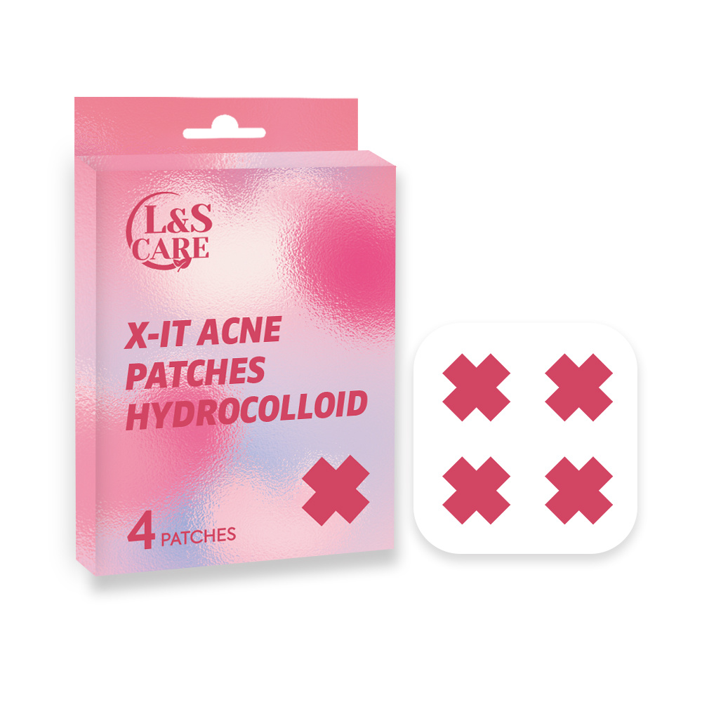 4Dots 14mm red cross Acne Pimple Patches