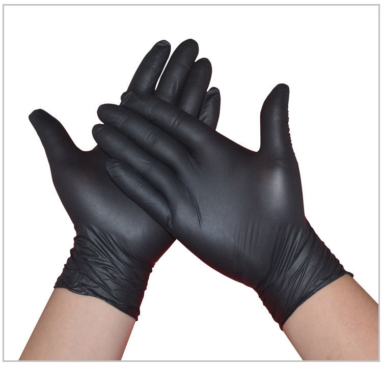 Disposable Composite Nitrile Gloves Black