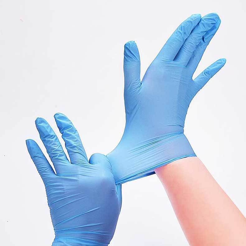 Disposable Composite Nitrile Gloves Blue
