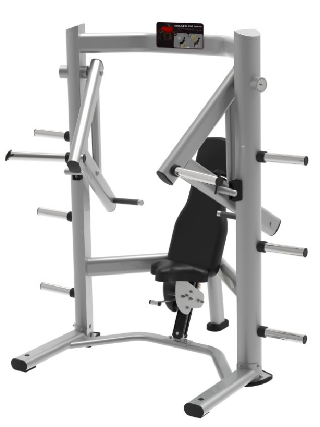 Lower incline chest press trainer