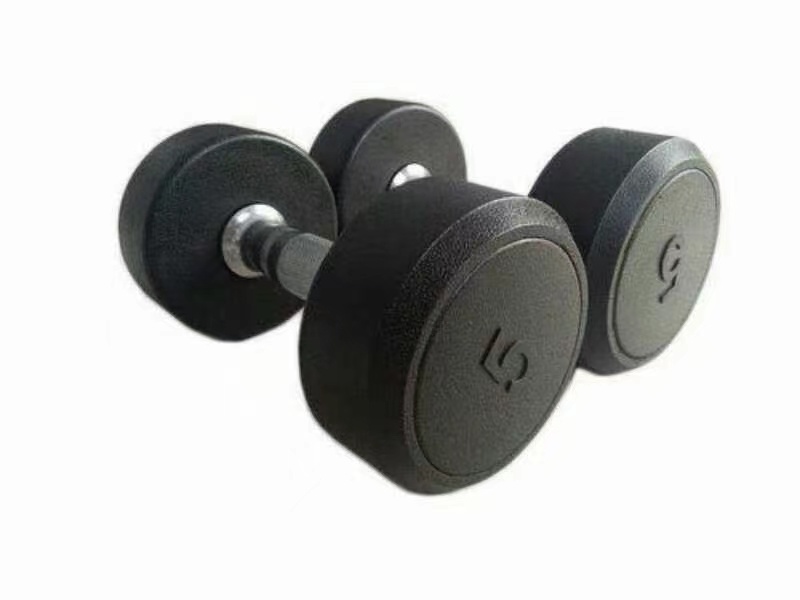 Dumbbell with round head