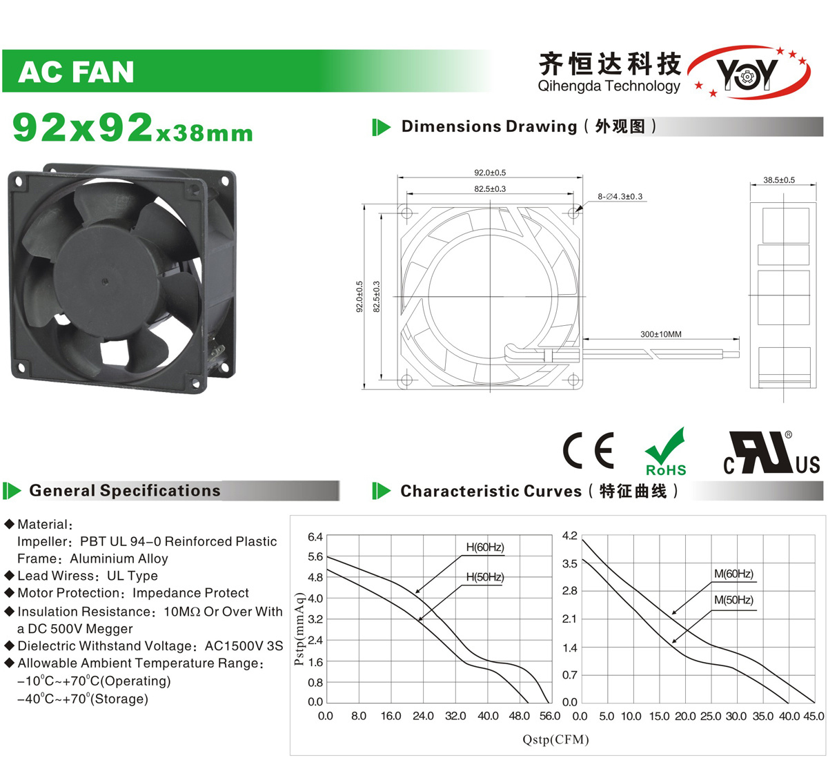 AC fan YA9238