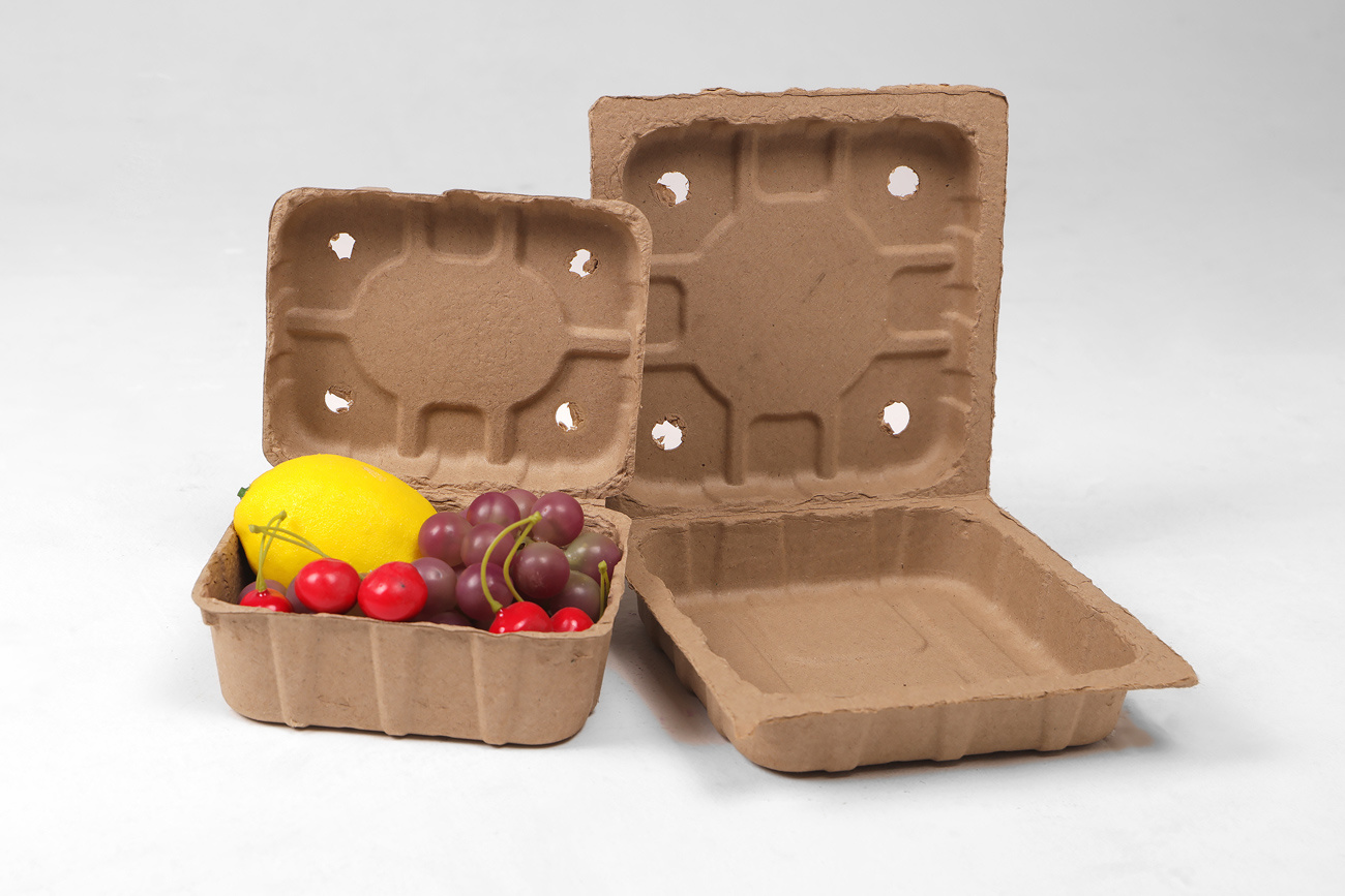 Dry Pressed Molde Pulp Fruit Boxes