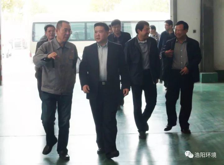 禹城市市长滕海强来浩阳环境股份有限公司进行调研