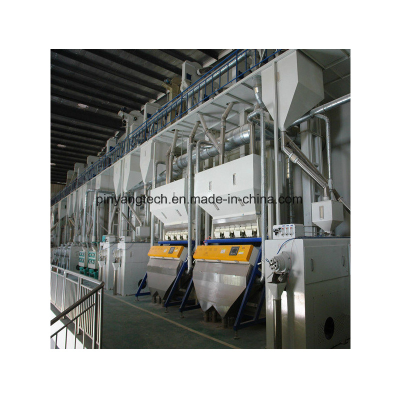 100-120 Tons Rice Milling Machine Grain Processing Machine