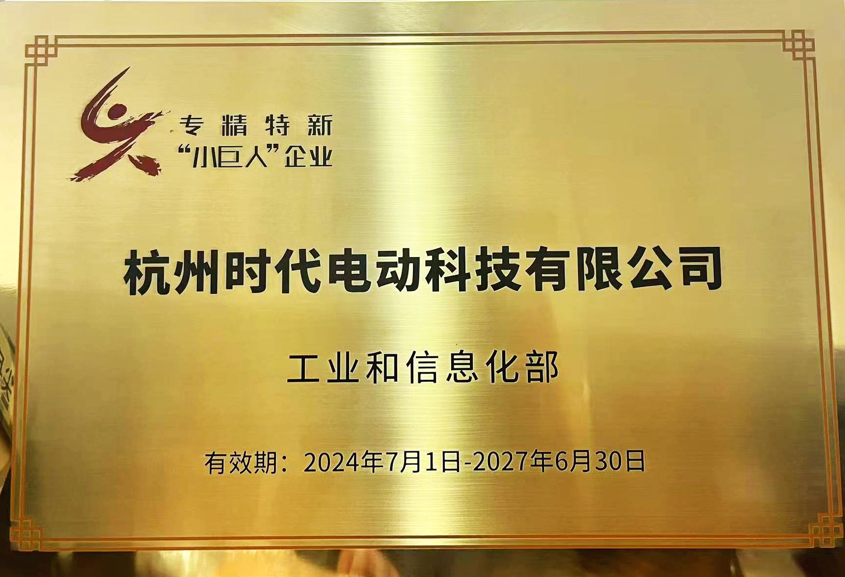 国家级专精特新小巨人企业