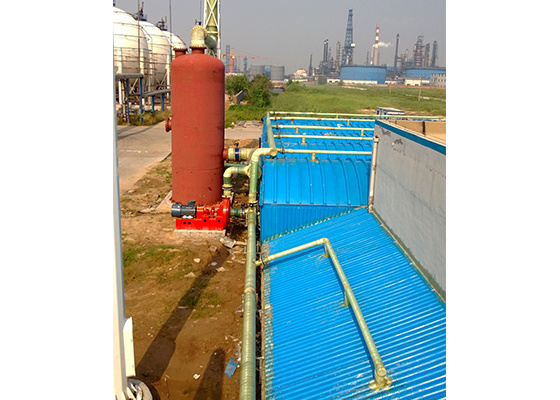 污水池玻璃钢集气罩与废气专用催化剂吸收处理系统
