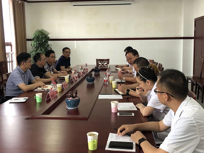 启东市医保局来院开展医疗保障“大调研”活动