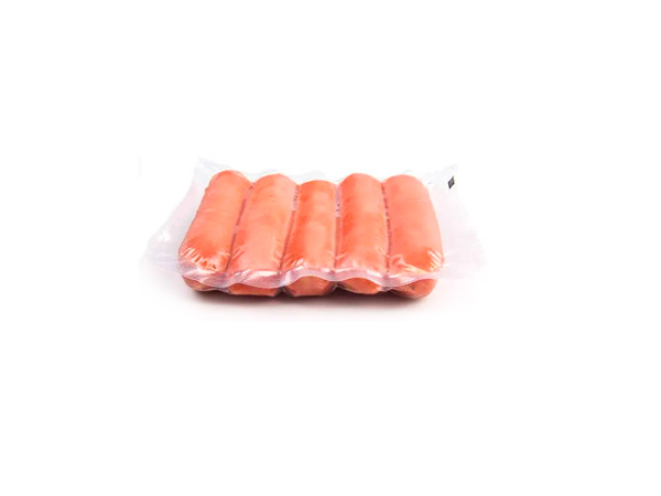 Thermoforming vacuum packaging machine (double-side stretching film)