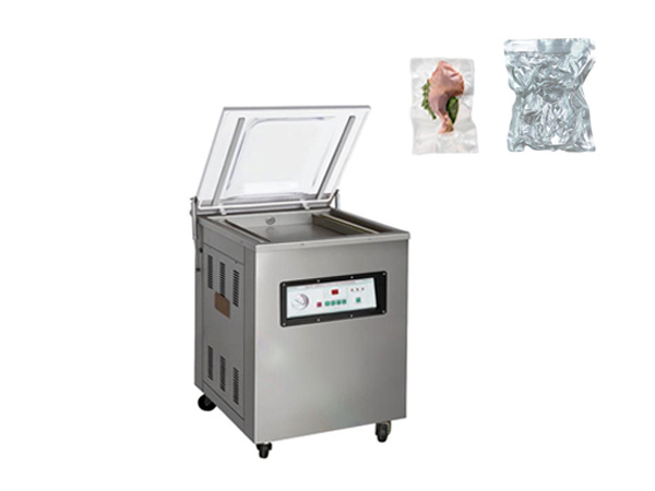 Single-chamber vacuum packaging machine
