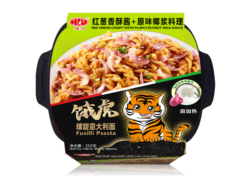 200g*12碗餓虎自熱即食扁平意大利面