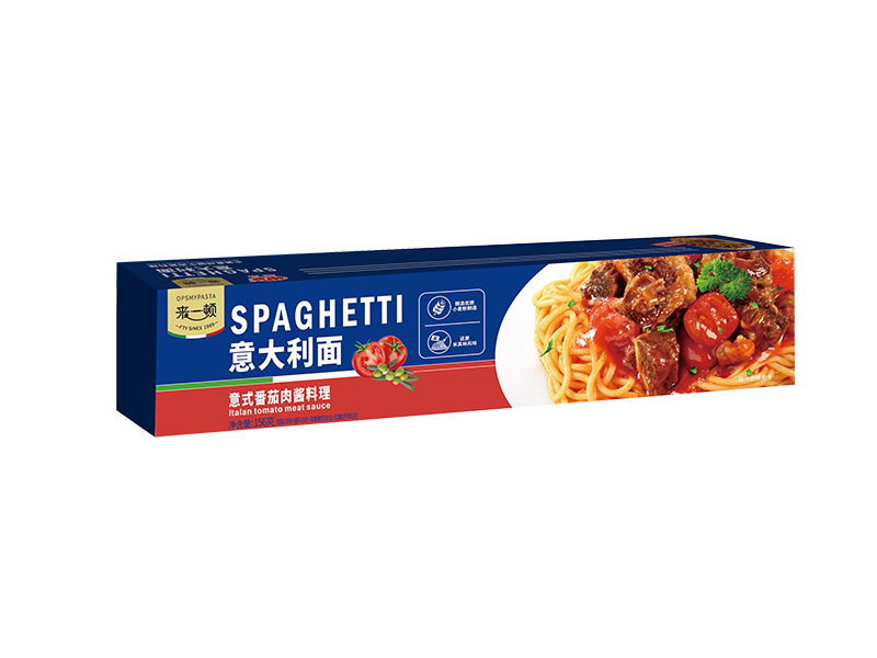 156g spaghetti with italian tomato meat sauce