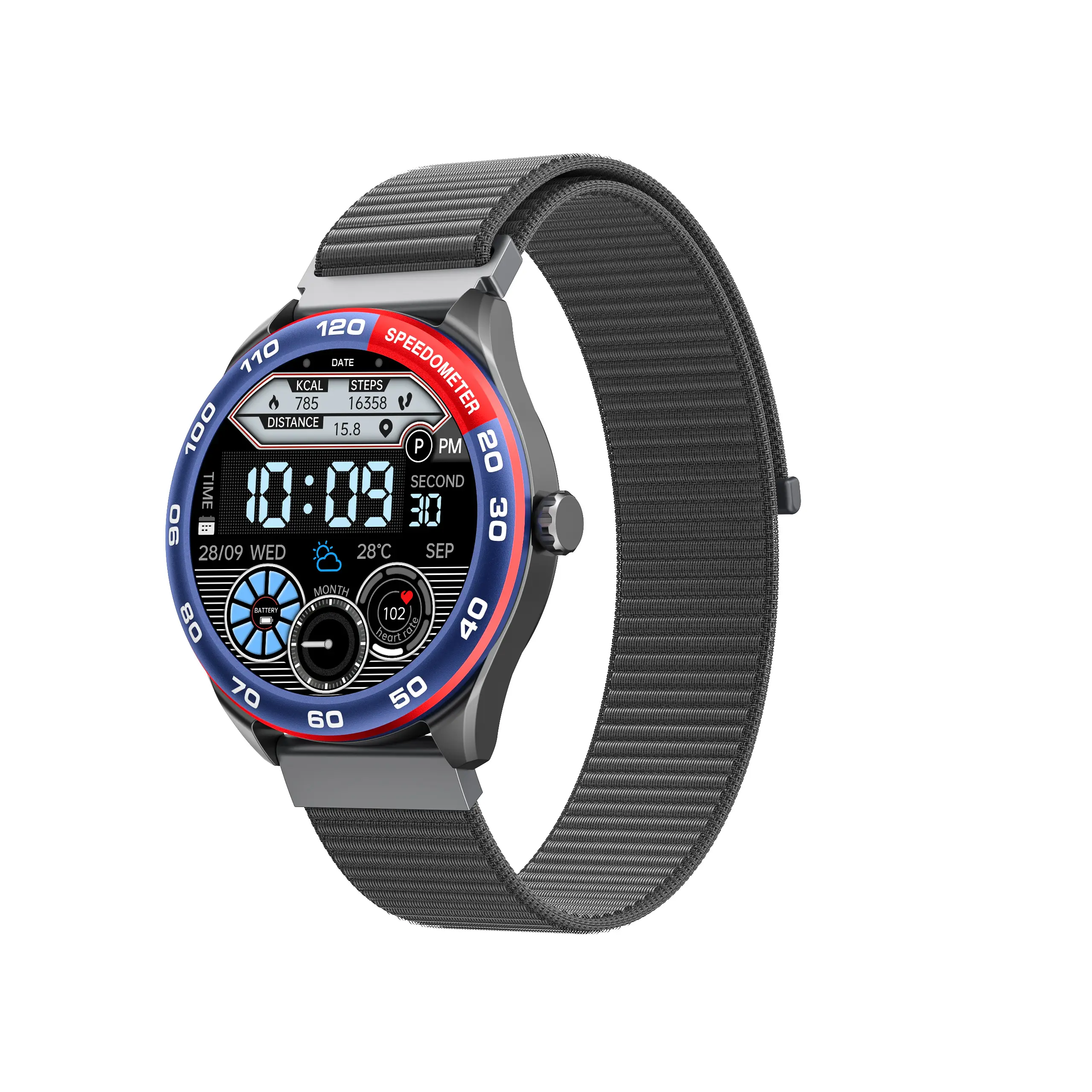 Embrace Style and Innovation with the Super Thin Colorful Aluminium Smart Watch